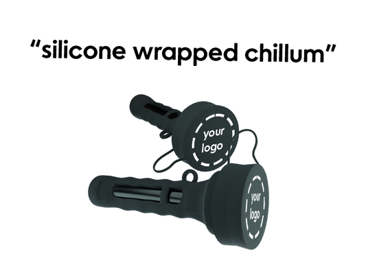 Custom Silicone Wrapped Chillum